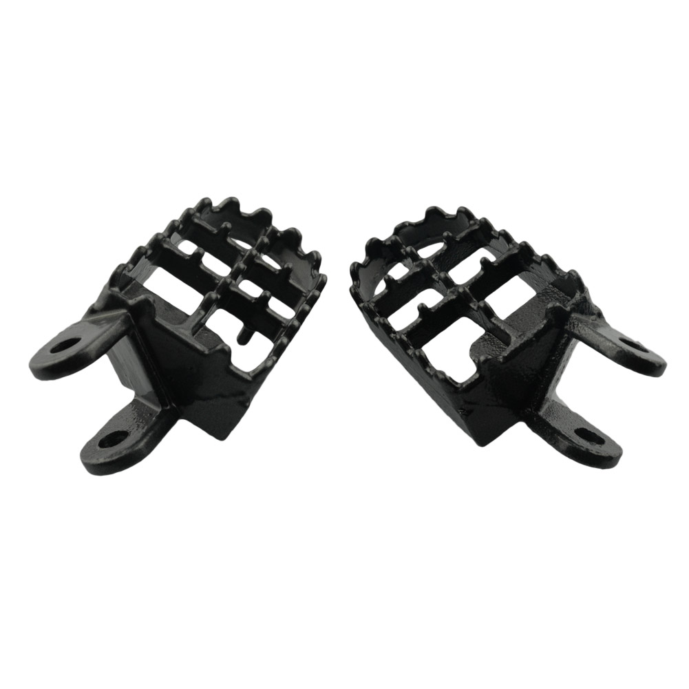 Black Foot Rest Footpeg Foot Pegs for Kawasaki KLX 300R 650 eBay