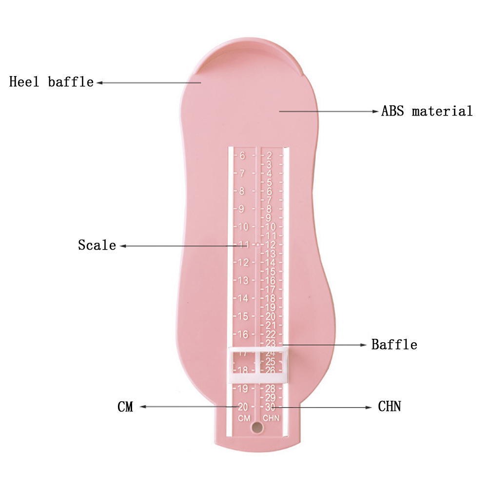 Foot Measuring Device Shoes Gauge Ruler for Children Measure Foot Home