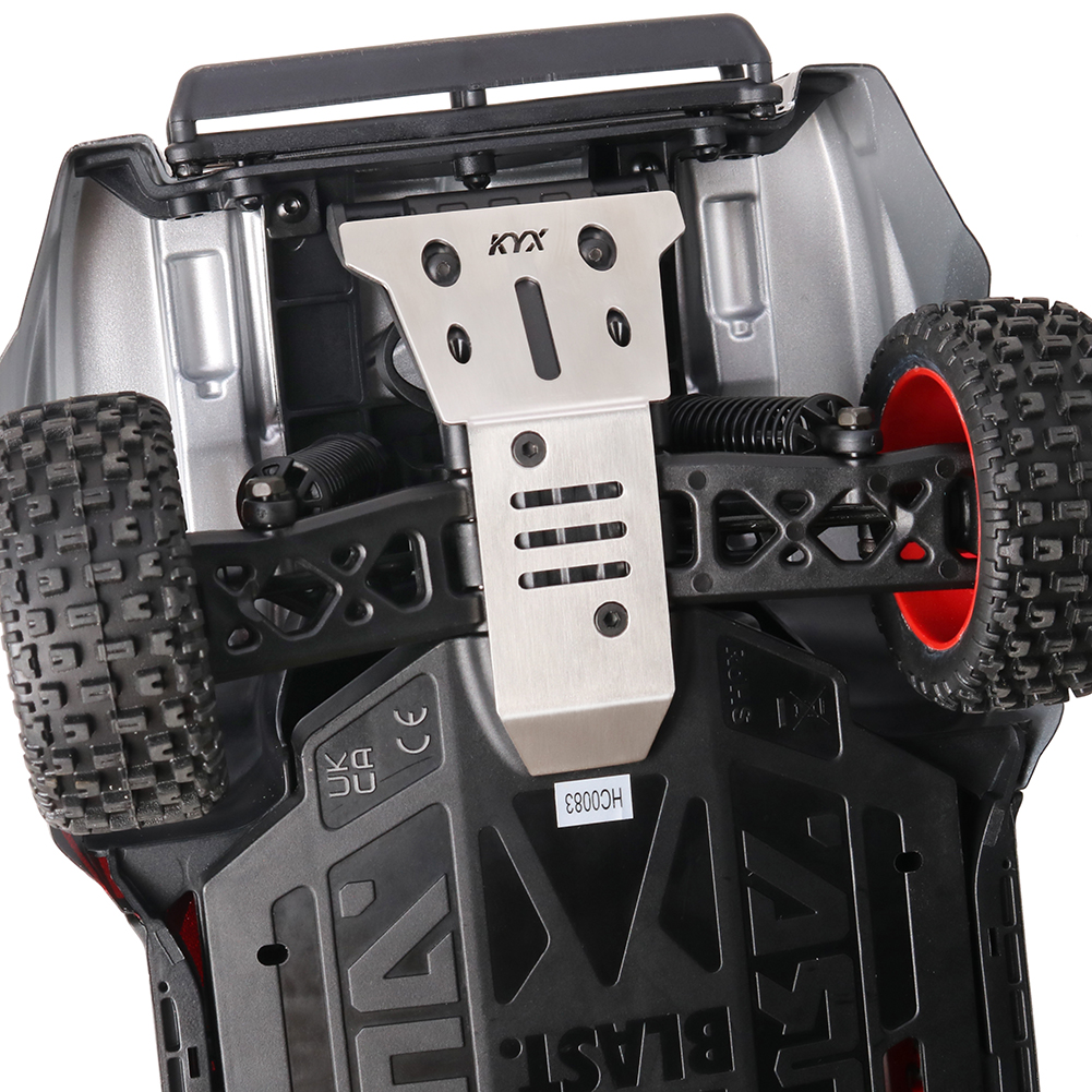 Staffa Parafango Posteriore In Fibra Di Carbonio Per ARRMA 1/14 Mini MOJAVE GROM - Ricambio Nero - 6