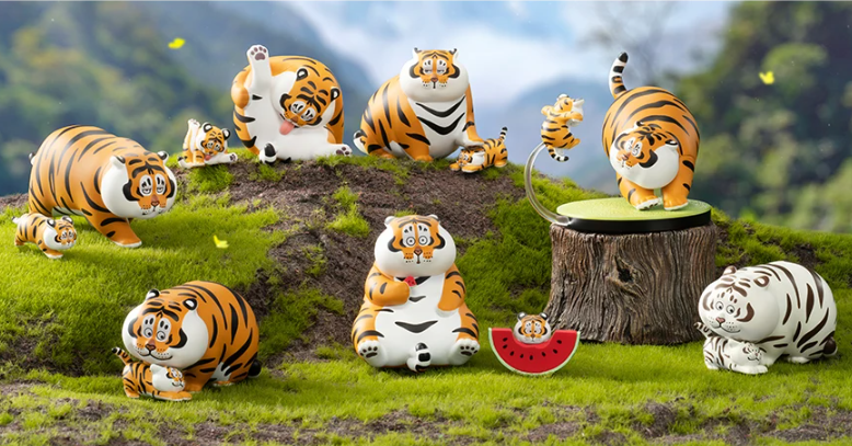 ⭐︎フトモモさん 専用⭐︎ 52TOYS Panghu Fat Tiger with Baby Series 2 Happy Moment