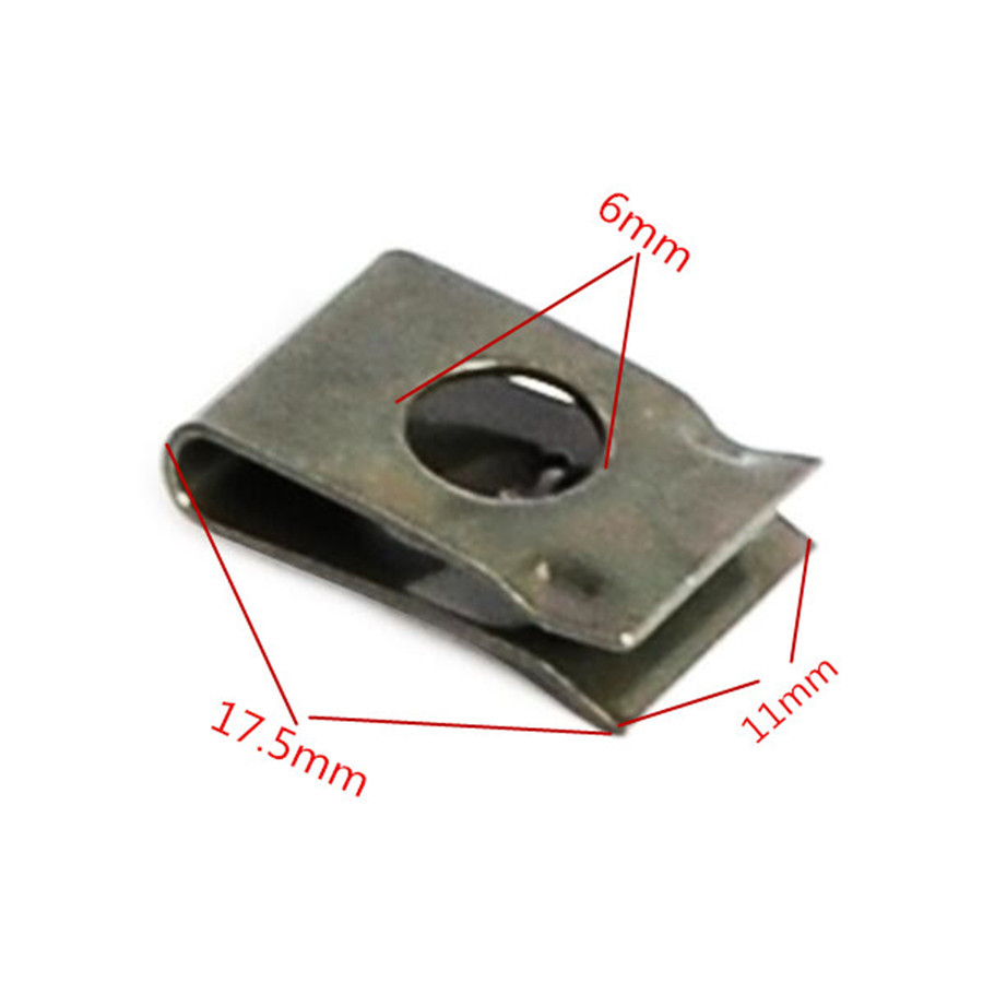 30pcs fastener composed UNut Clip UType Clips Rivets Fastener Speed