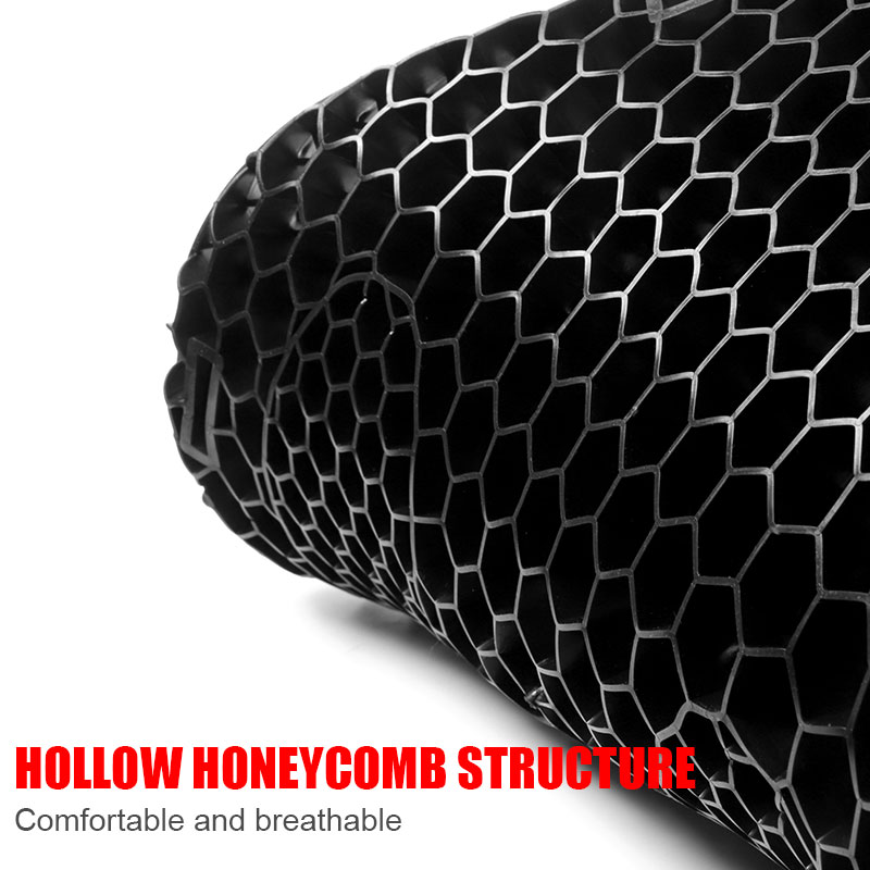 Motorcycle Comfort Gel Seat Cushion Cover Honeycomb Pillow Pad Pressure  Relief