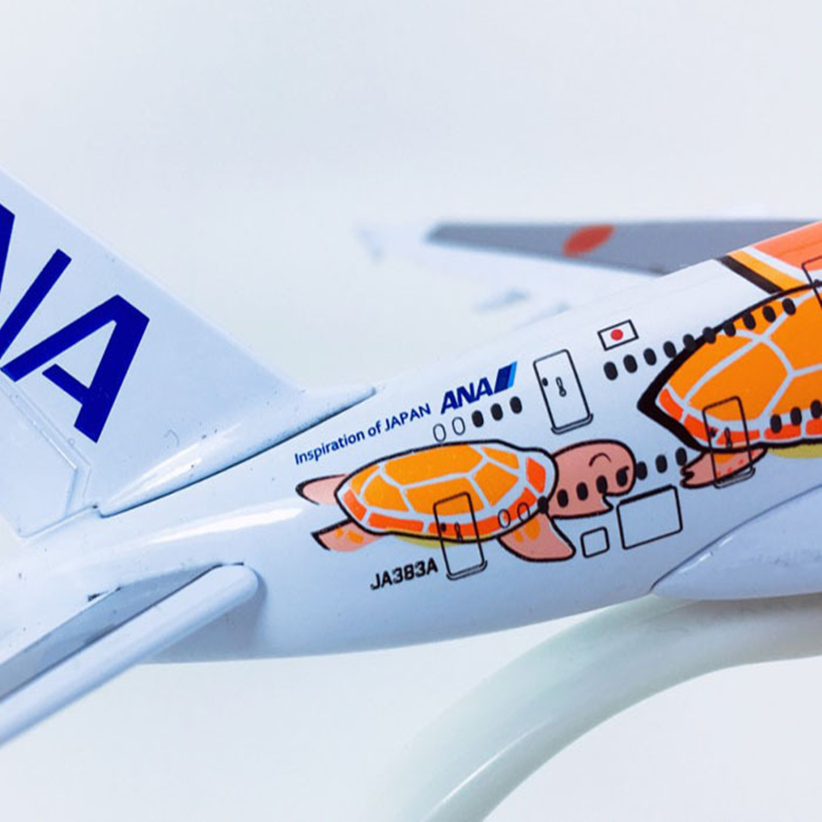 1:500 Scale Orange ANA Sea Turtle Painting A380 Alloy Plane