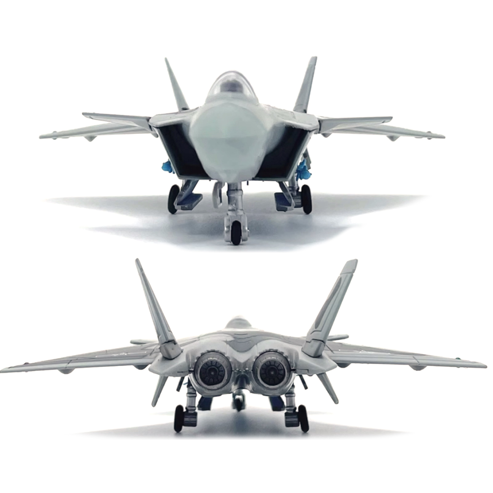 20.3cm Alloy 1/100 Chinese Air Force Chengdu J-20 Fighter Model