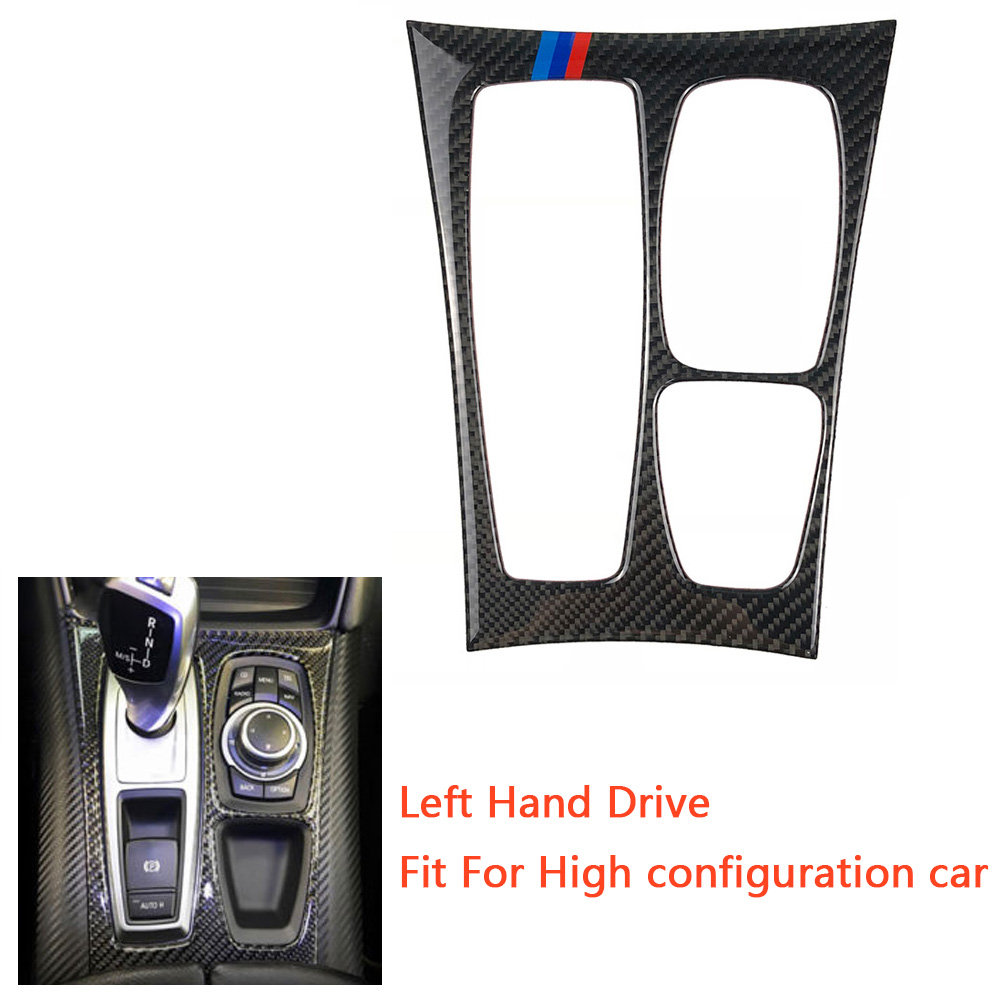 Fit For BMW X5 E70 X6 E71 2008-2013 Carbon Fiber Air Condition Panel Cover Trim