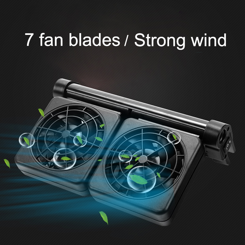 Aquarium Cooling Fan Water Tropical Marine Fish Tank Cold Cool Wind