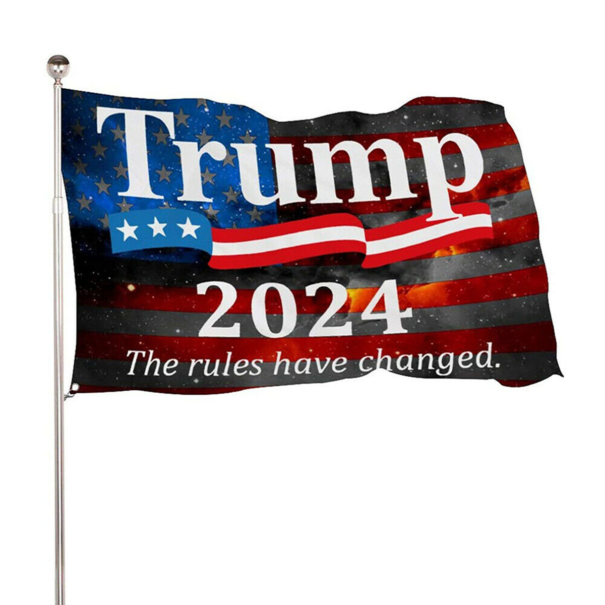 3x5ft Donald Trump 2024 President Flag ,Anti Biden Funny Garden