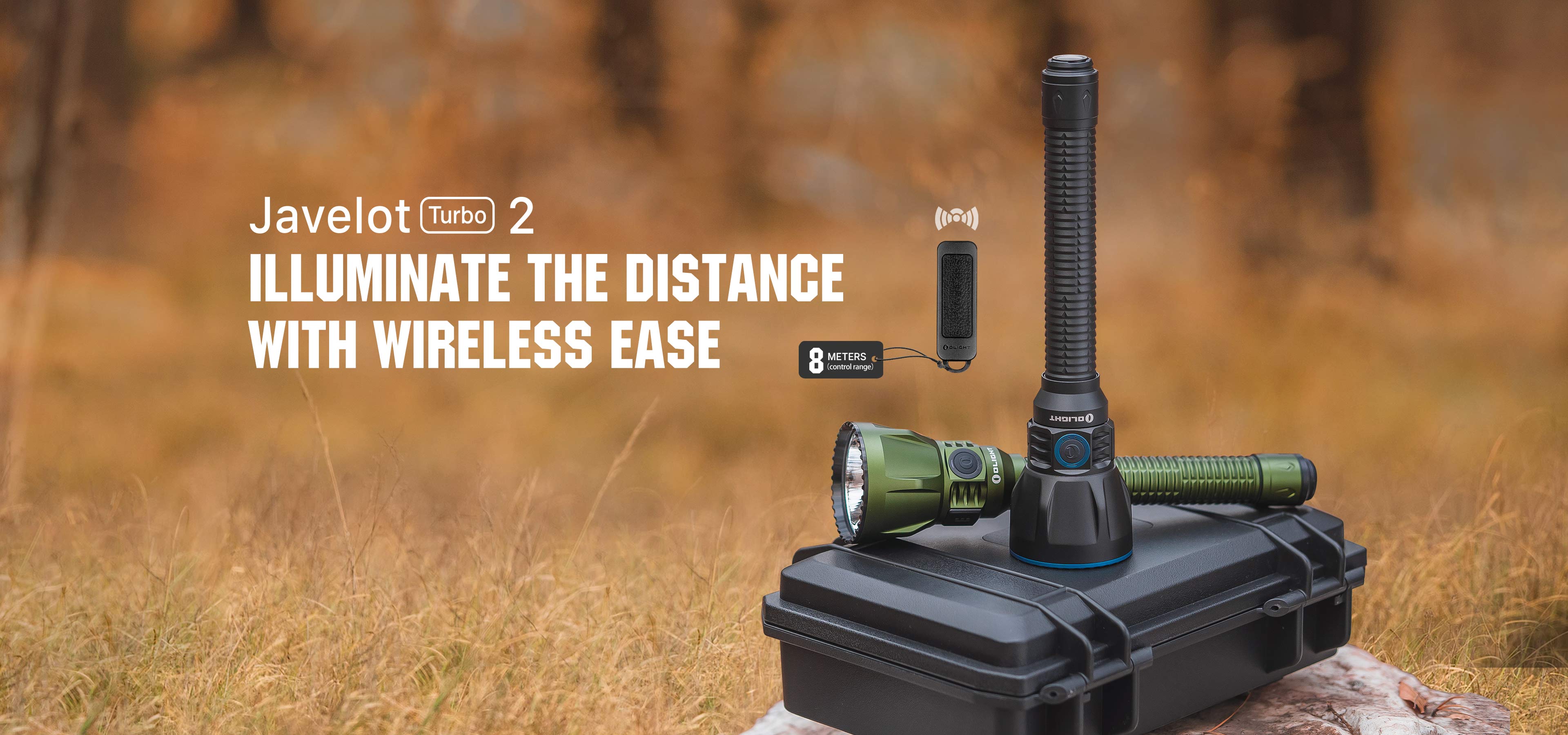 Olight Javelot Turbo 2 with Case 1800 lumens Long-Range Flashlight