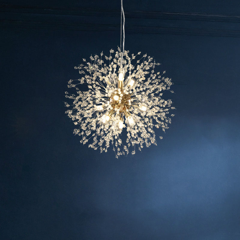 Modern Dandelion Sputnik Chandelier Fireworks LED Pendant Light Fixture