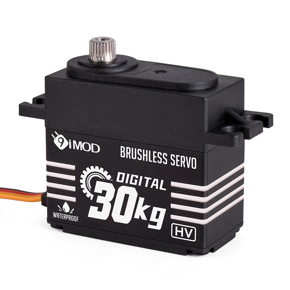 INJORA - Servo digital RC de 14 kg, servo de metal de bajo perfil