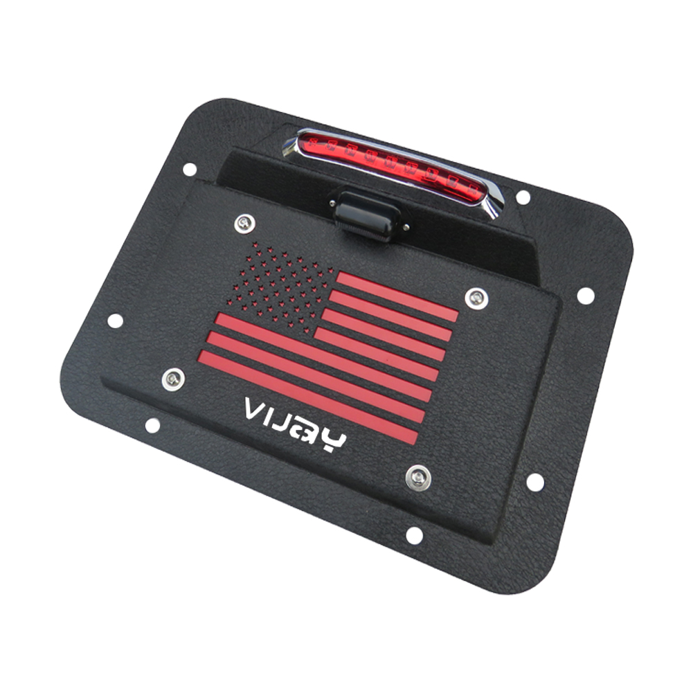 License Plate Relocation Bracket Rear Spare Tire Fit 20072017 Jeep