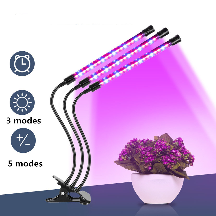18W LED Pflanzenlampe Dimmbar rot/&blau Spektrum Wachstumslampe Dimmable