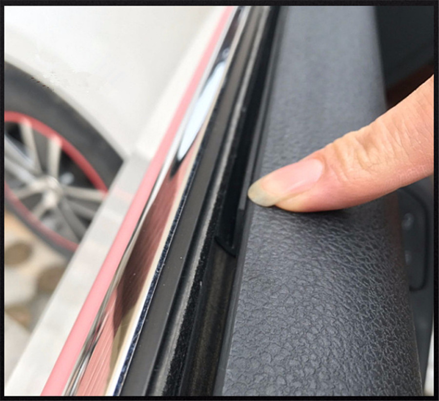 4m Rubber Seal Strip Trim Car Front Rear Window Door Abnormal Noise