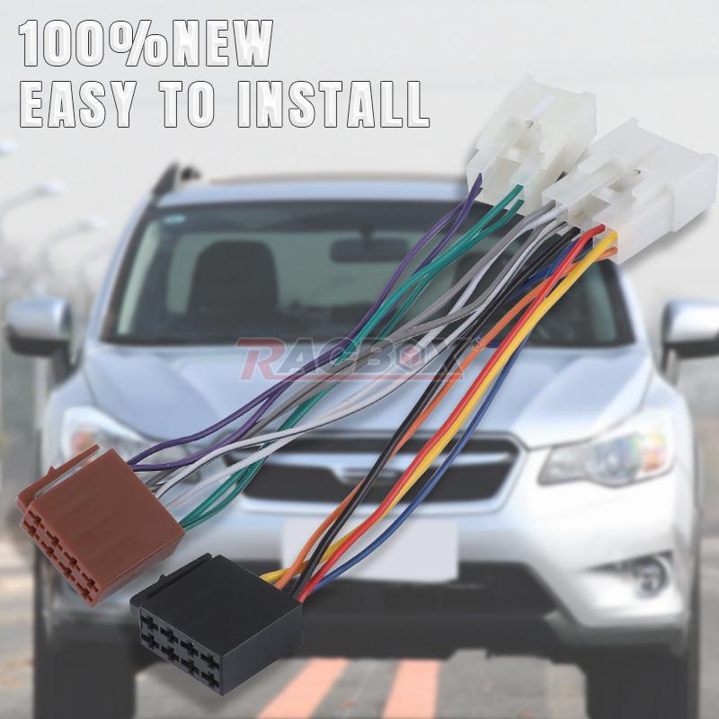 Car ISO Radio Stereo Wiring Harness Cable Adapter Connector Plug
