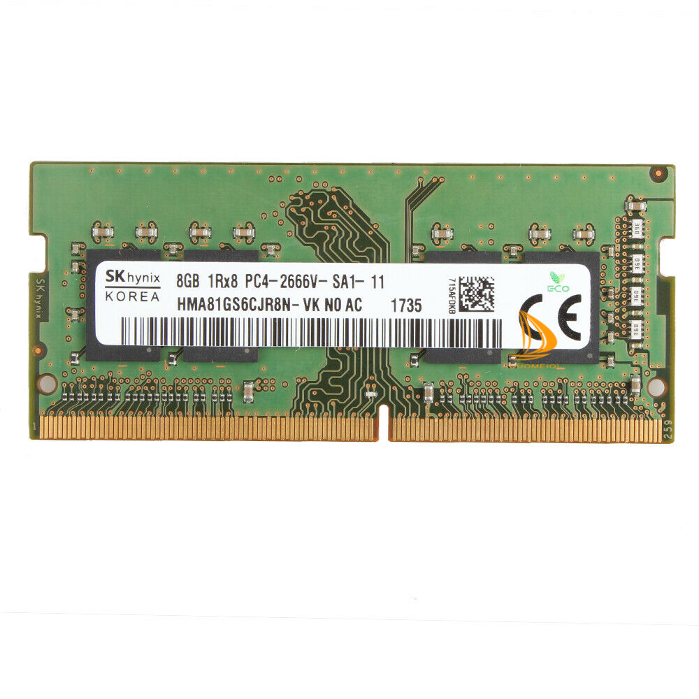 For SK Hynix 2x 8GB 1RX8 PC4-21300S PC4-2666V DDR4-2666Mhz Laptop