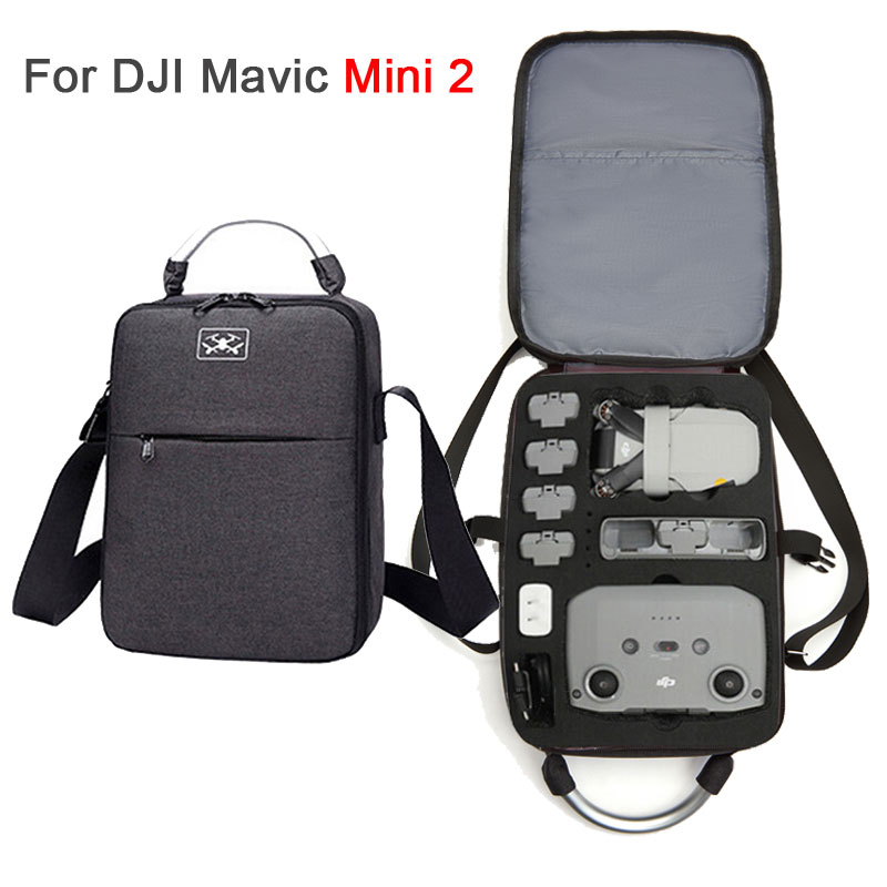 dji backpack mavic mini Mini4 PRO storage bag drone hard shell storage box accessories, Black The bag has 2 different compartments Shoulder Bag Portable Carrying Case