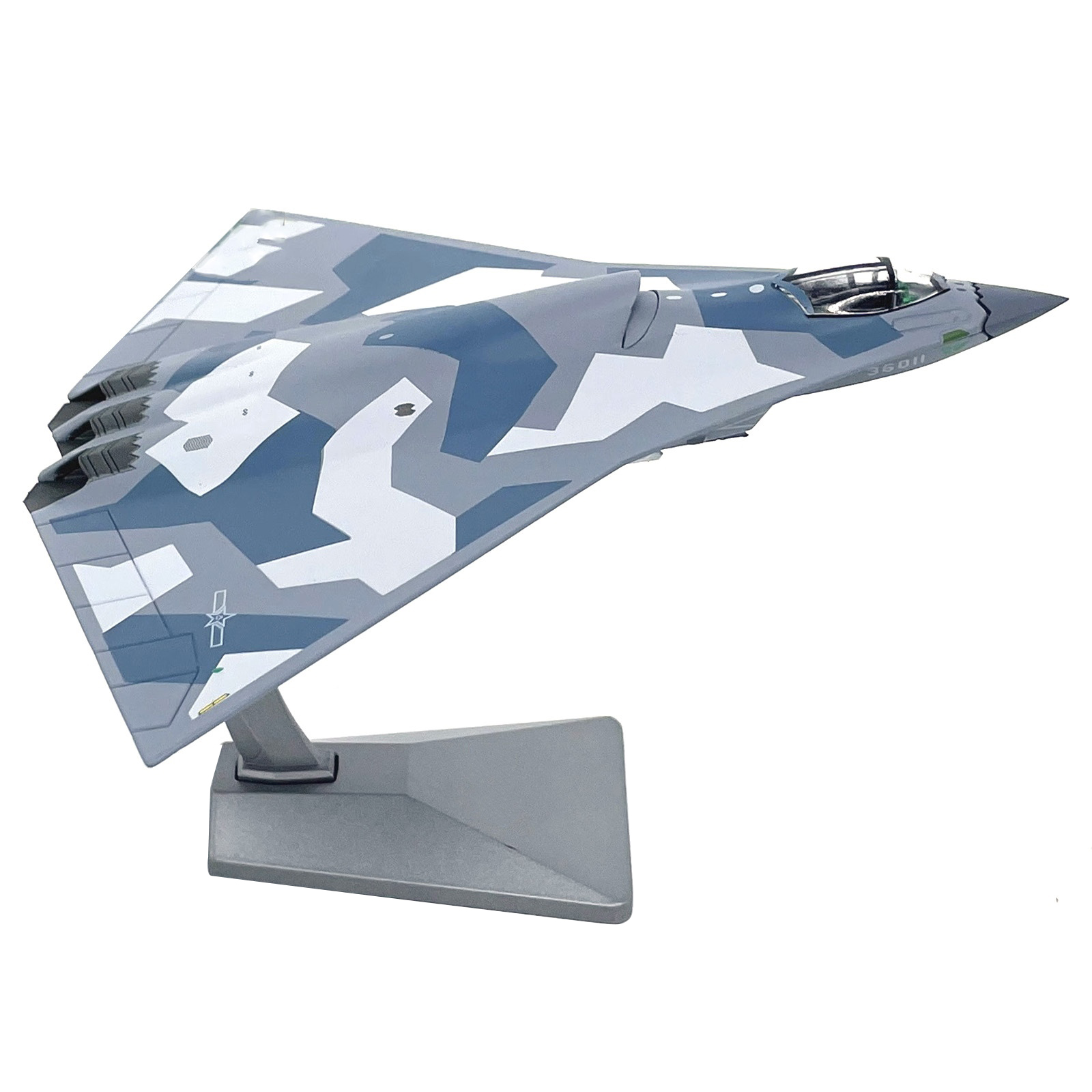 1/144 China Air Force Sixth Generation Fighter Jet J-36 Diecast