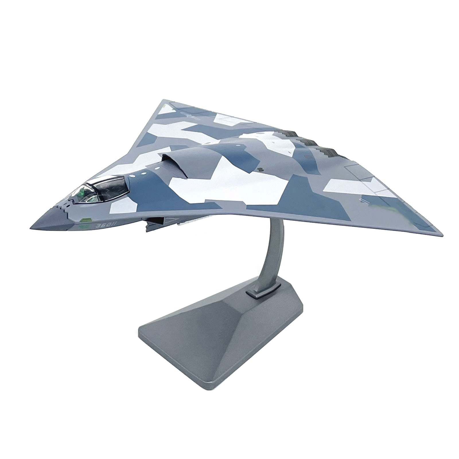 歼-36 1/144スケール プラモデル 1/144 China Air Force Sixth Generation Fighter Jet J-36 Diecast