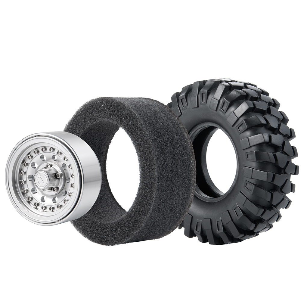 Cerchi In Lega Beadlock 2.2 Per Auto RC 1/10 - Compatibili Axial SCX10 II, Wraith, TRX4, RR10