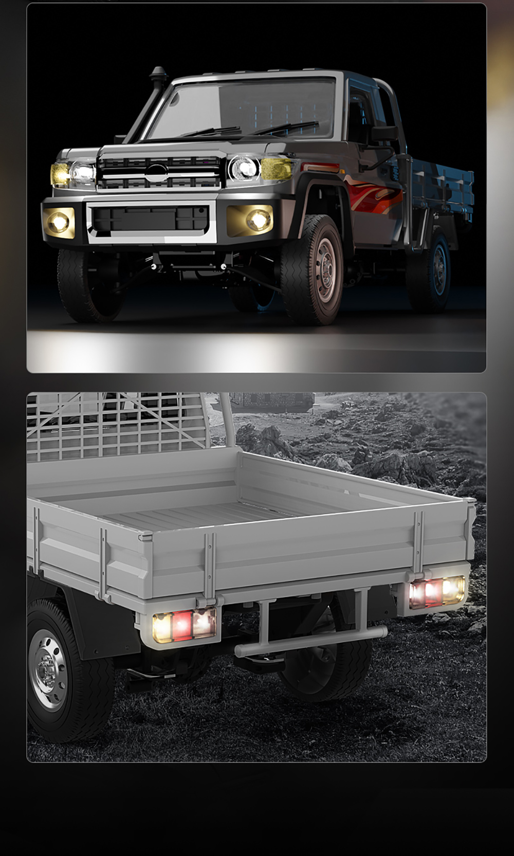 SG-1405/1406 2.4G 1:14 RC Pickup Truck 2WD 15KM/H Rear