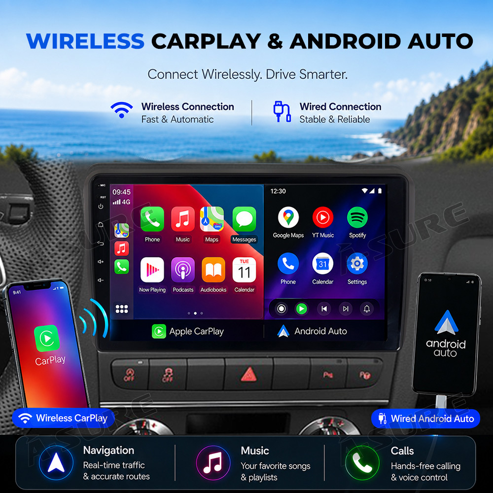 Wireless CarPlay and Android Auto