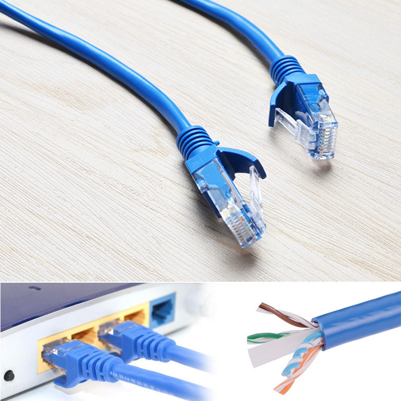 RJ-45 24AWG Cat5 Cat-5e UTP Gigabit Ethernet Lan Network Patch Cable