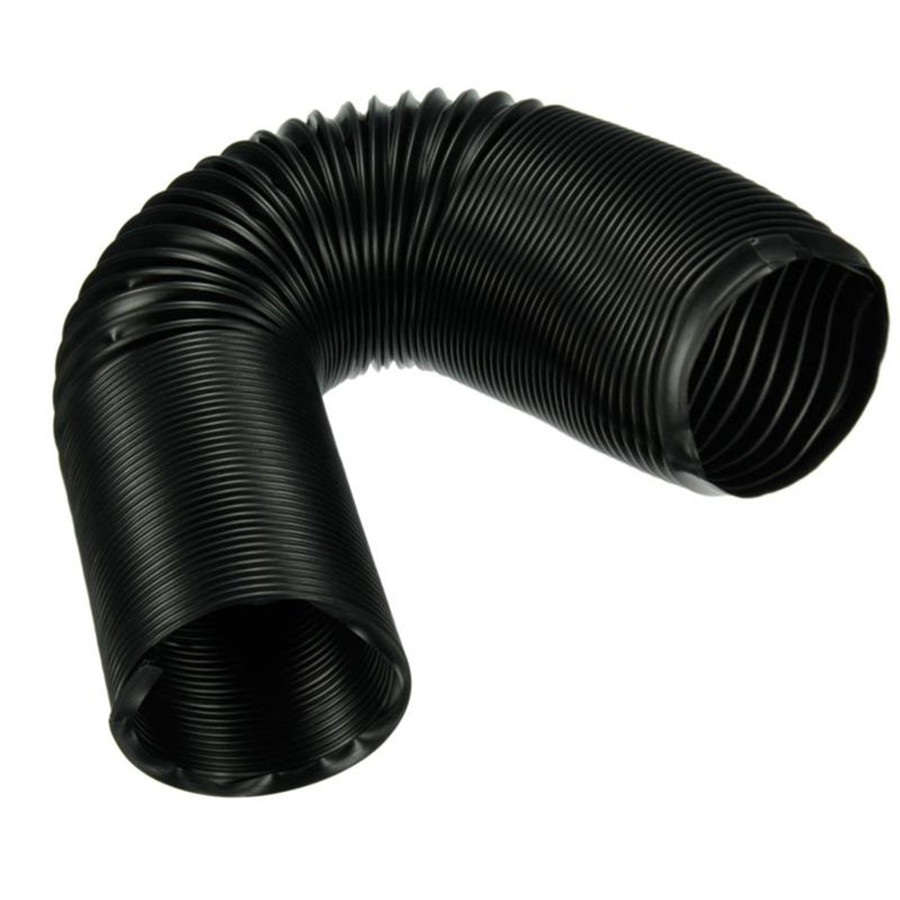 3/" BLACK// RED FLEXIBLE COLD AIR INTAKE DUCT PIPE ENGINE AIR HOSE//TUBE D