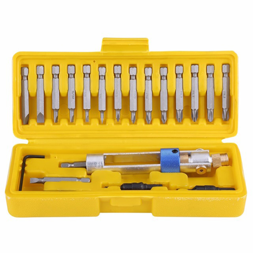 20x Drill Drive Bit Set Drill Driver Accessory with Hard Case Craftsman Worker