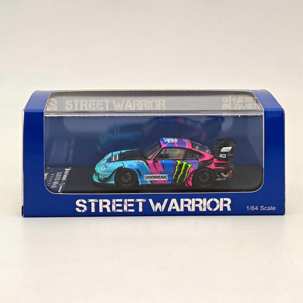 STREET WARRIOR 1:64 Porsche 993 RWB Monster Energy painting