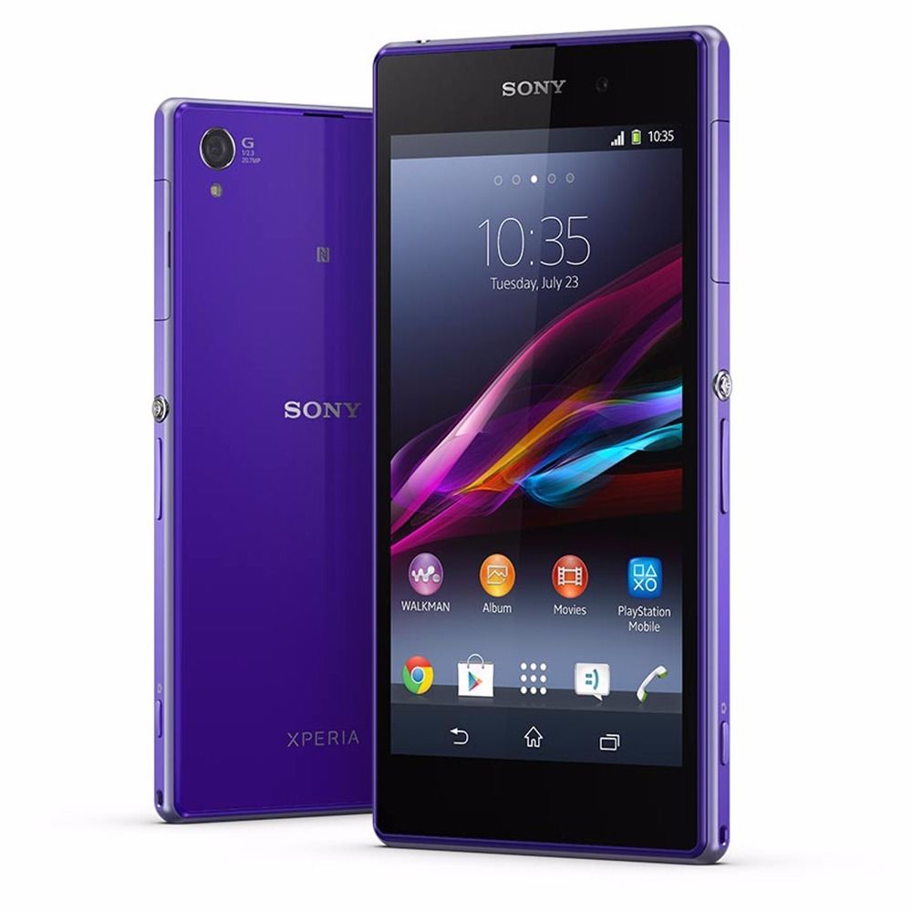 Smartphone Sony Xperia Z1 C6903 16GB Factory Unlocked Phone Black White ...