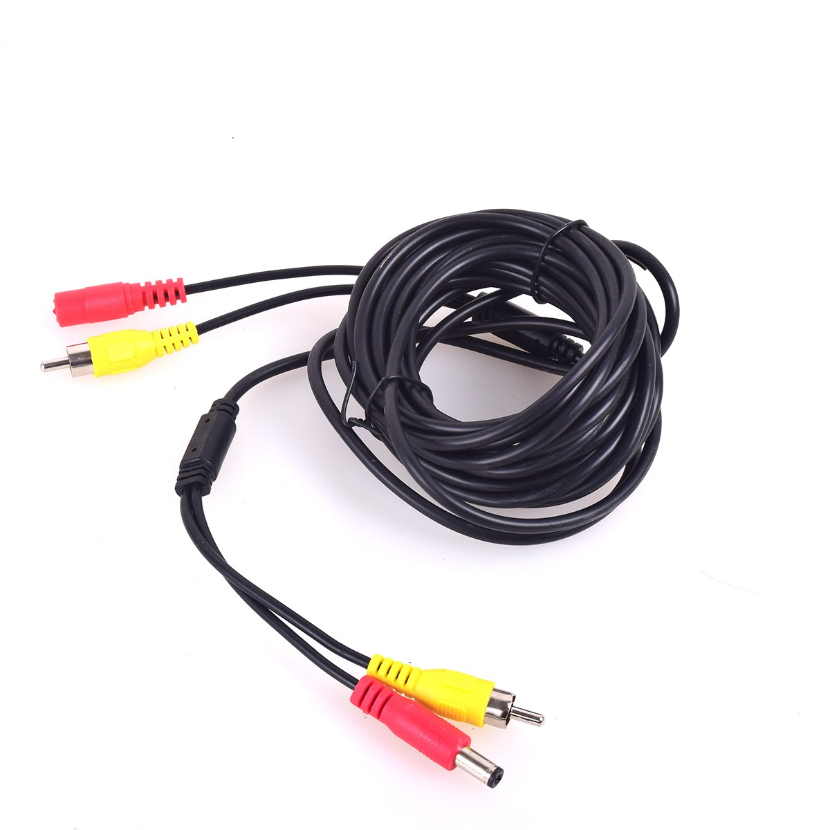 32 Ft 2 in 1 Phono Video Extension /& DC Power Cable for CCTV Car Backup Monitor