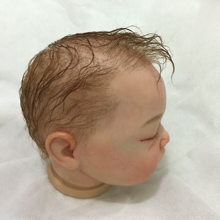 painted and rooted reborn kits