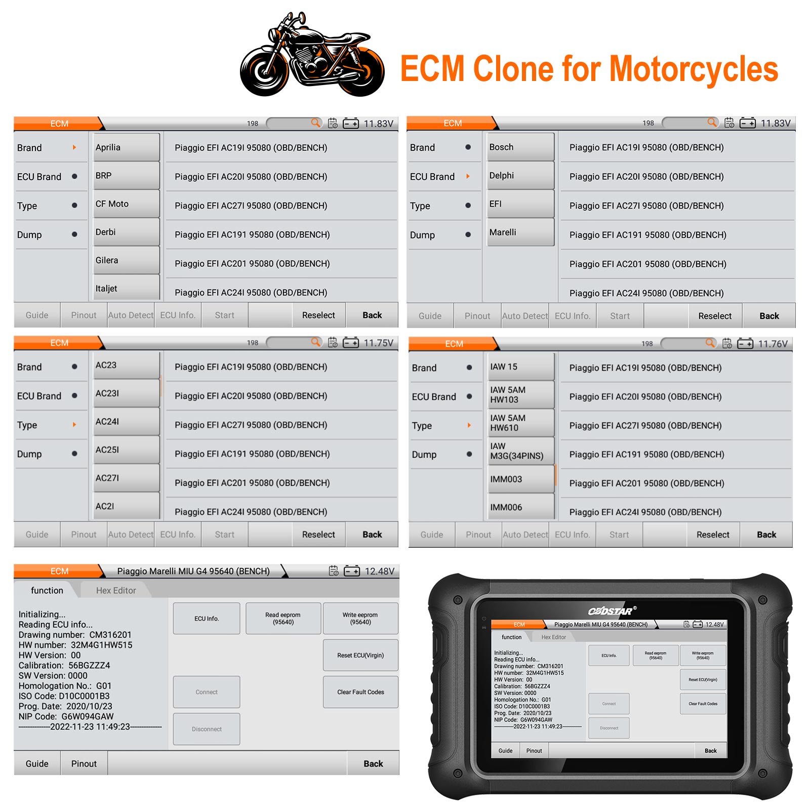 OBDSTAR DC706 Full Version E-CU Tool +ECM +TCM +BODY with MP001