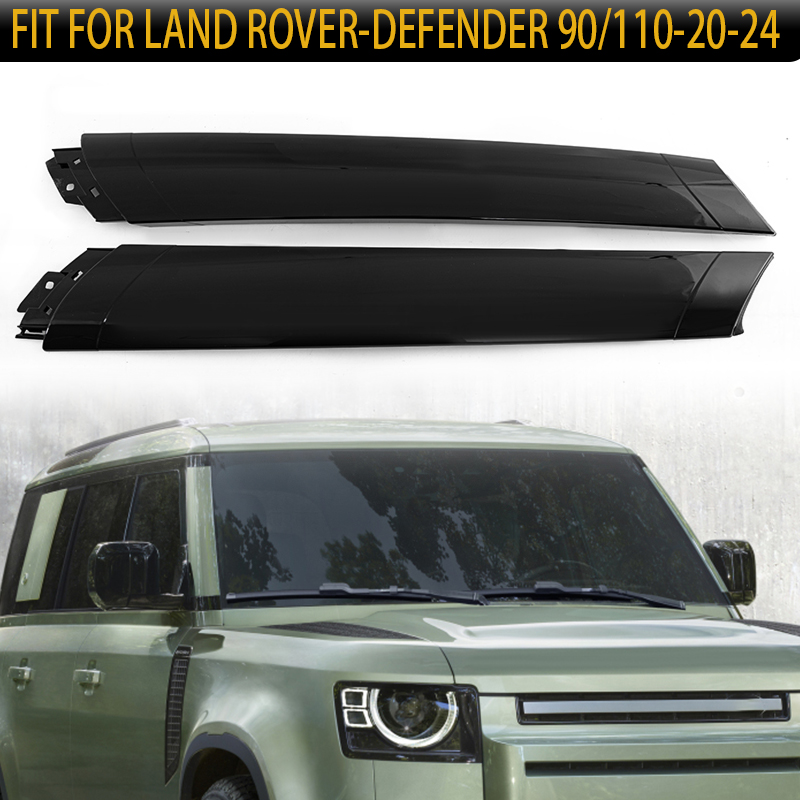 For 2020-2025 Land Rover Defender Glossy Black A pillar