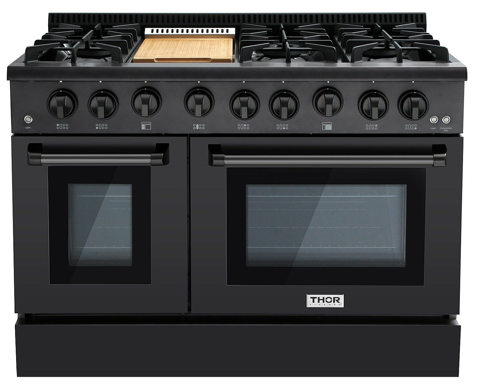THOR 48" Gas Double Oven Stainless Convection Griddle 6 Burner Range