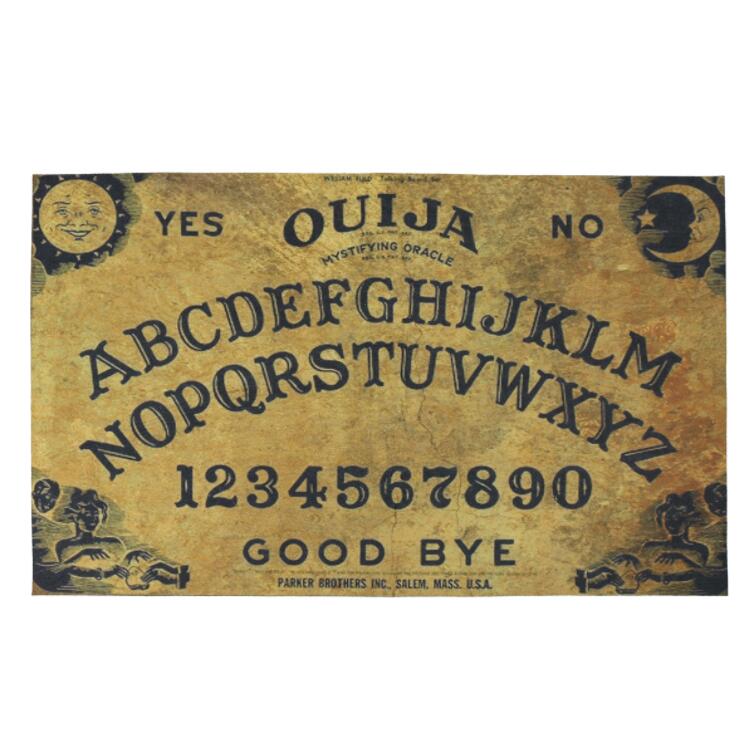 75x45cm Non Slip Ouija Board Spirit Magick Door Mat Rugs Washable ...
