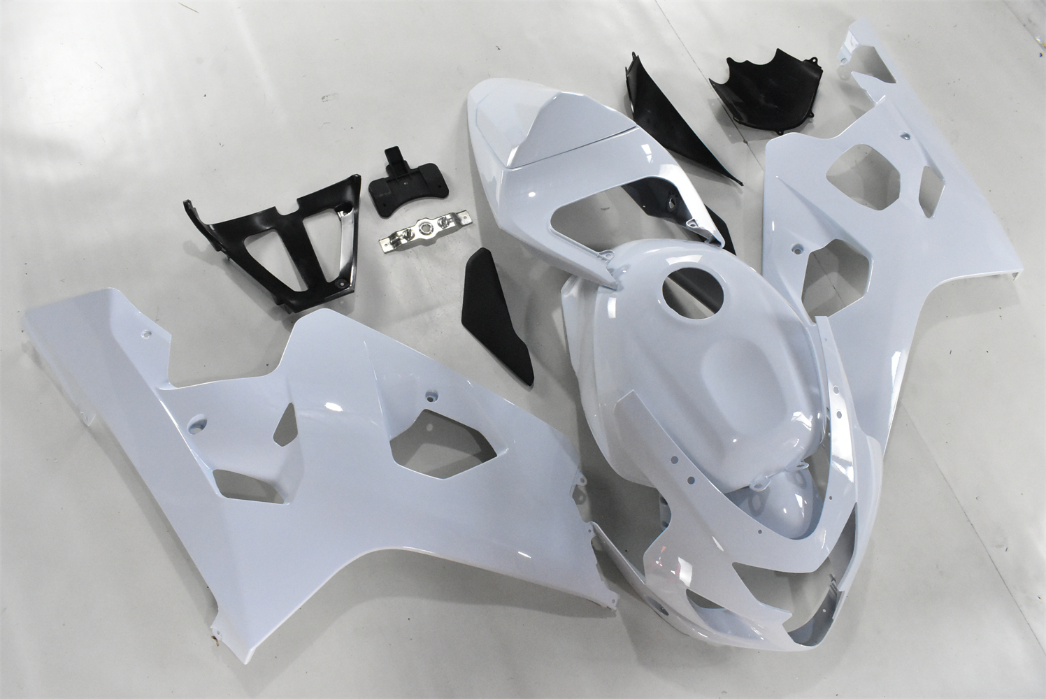 FL Injection Mold White Fairing Kit Fit for 2004 2005 GSXR 600 750