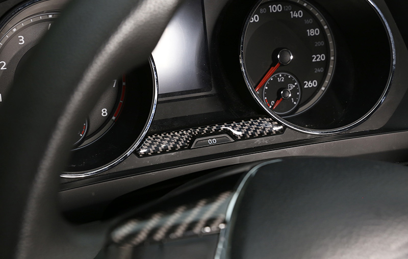 Instrument Panel Strip Trim For Volkswagen Tiguan 20172021 Real Carbon