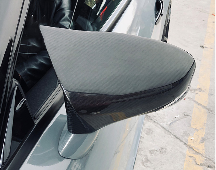 Carbon fiber Car Rearview Mirrors Cover Trim For Lexus IS200t//250//300 2017-2018