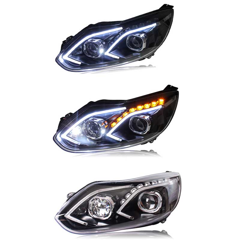 For Ford Focus 2012-2014 LED Headlamps Headlight Assembly