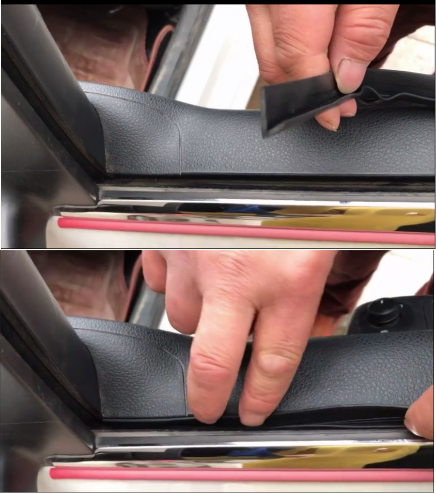 Universal 4m V Slot Rubber Seal Strip Car Door Window