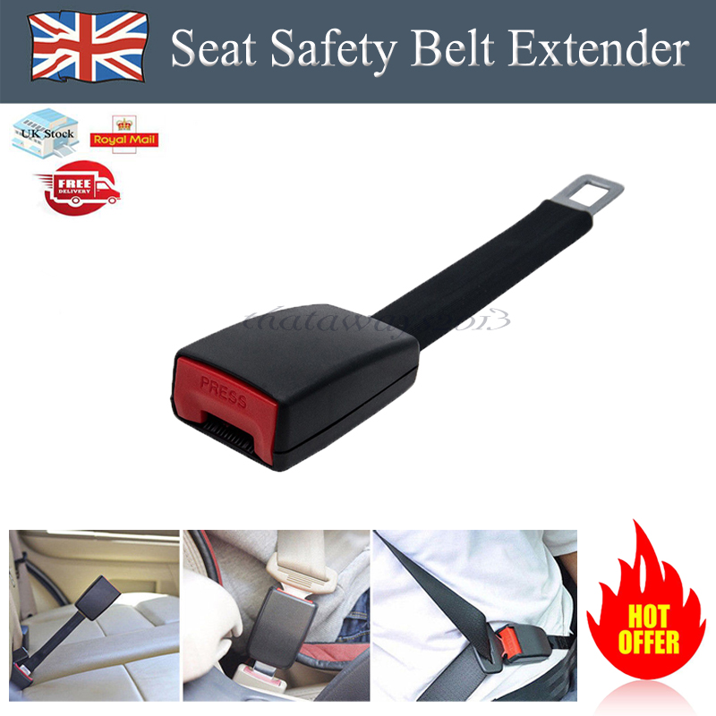 Universal Car Safety Seat Belt Extender Extension Buckle Lock Clip Uk Stock Aeroarcade In - Car Seat Belt Buckle Extender Uk