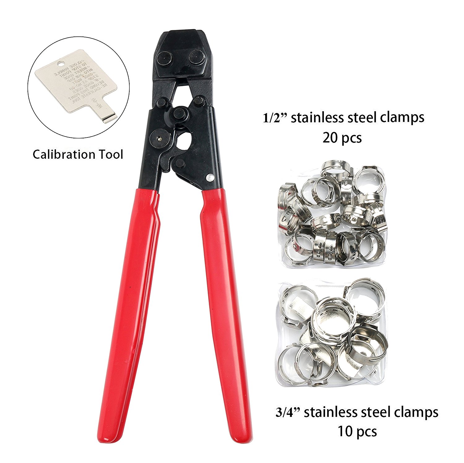 PEX CINCH Crimping Tool Crimper F/Stainless Steel Clamps 3/8" 1" Ship