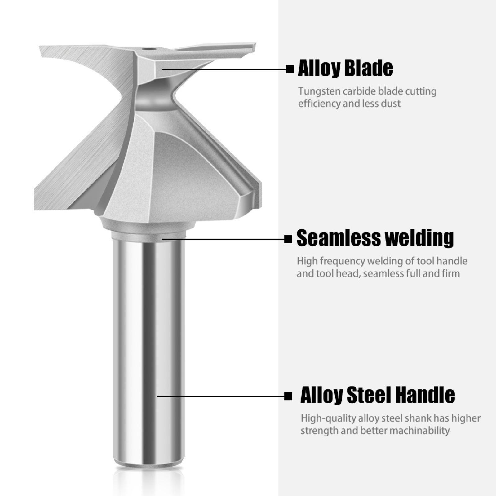 Router Bits Woodworking R50 Arc Bending Router Bit - 1/2" Shank ...