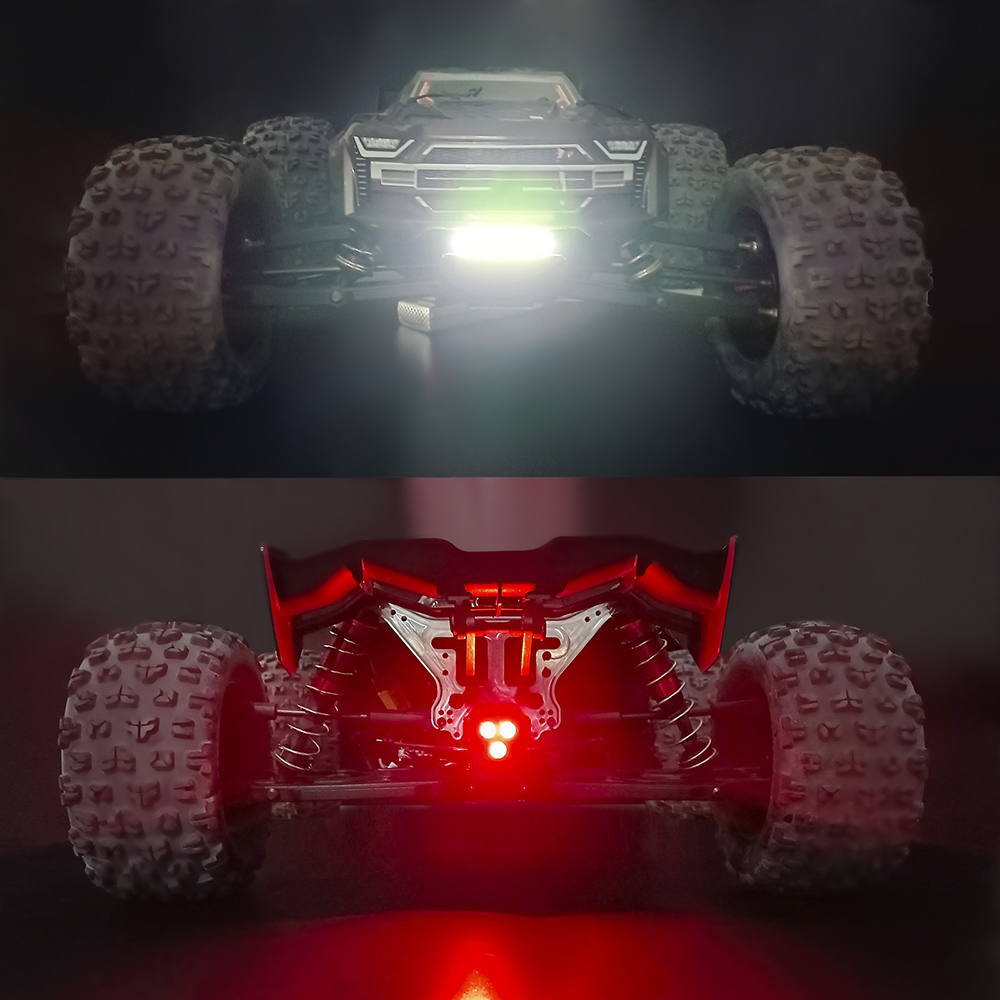 Kit Luci LED Anteriori E Posteriori Per RC 1/8 ARRMA KRATON 6S EXB V4 V5 BLX