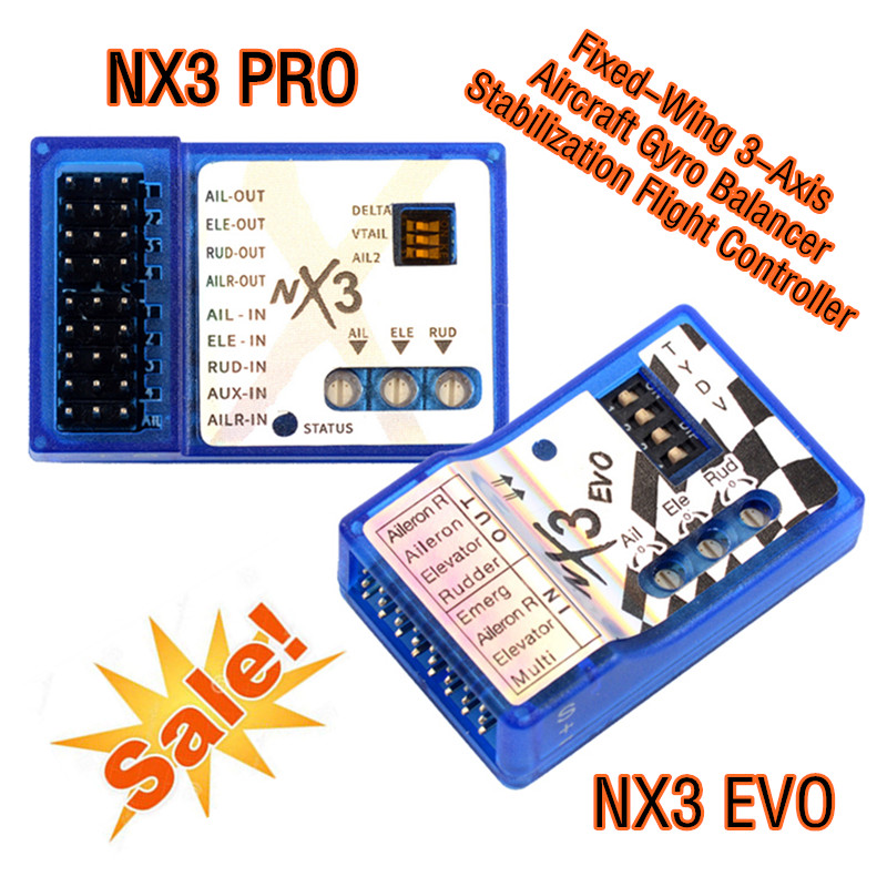NX3 EVO FixedWing 3Axis Aircraft Gyro Balancer Stabilization Flight