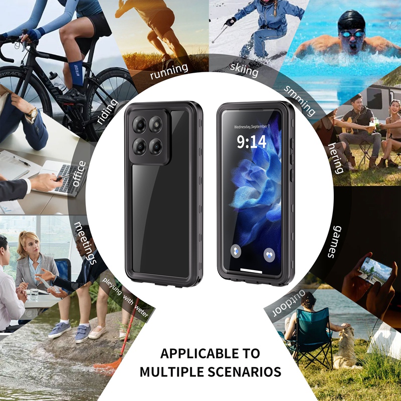 Wiaekosef For Moto G Play 4G 2024 Case Built In Slide Camera Lens Cover,Heavy Duty Shockproof Protection Dual Layer Case For Motorola Moto G Play 4G - View #4