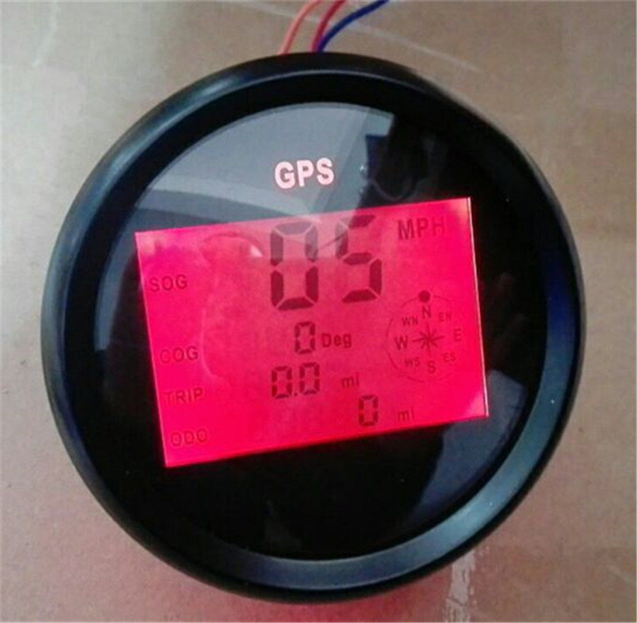 Mph Sog Cog Odo Trip Meter For Motorcycle Car Lcd Digital