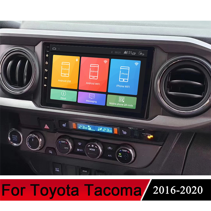 9 Inch Android 10 1 Car Radio Stereo Mp5 Gps Wifi Fm For Toyota Tacoma 16 Ebay