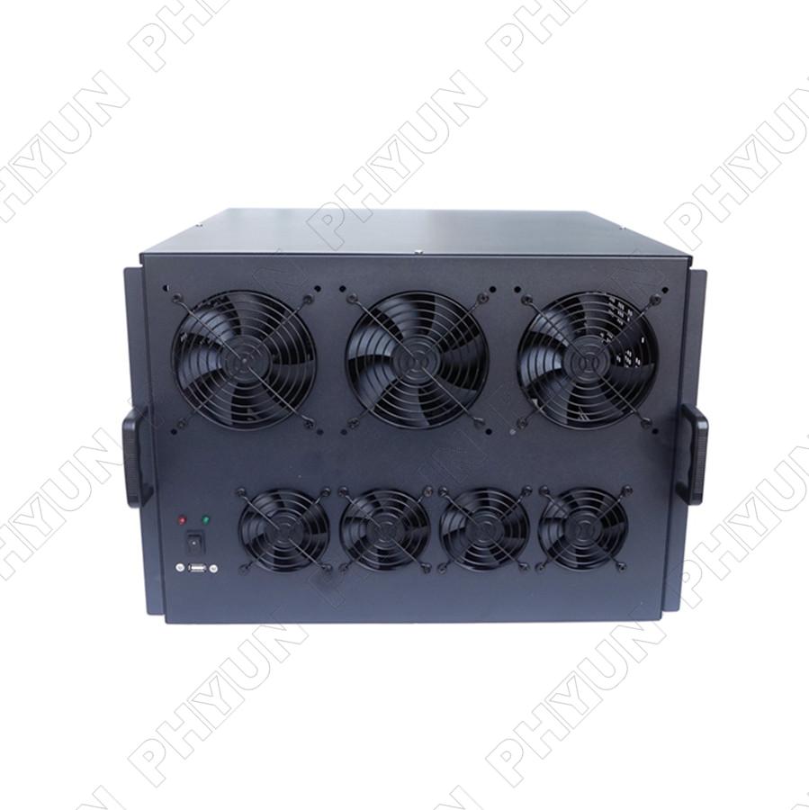 Open Air Mining Rig Case w/ 10 Fans For ATX PSU 6u 6 Graphics Card Miner  Holder | eBay